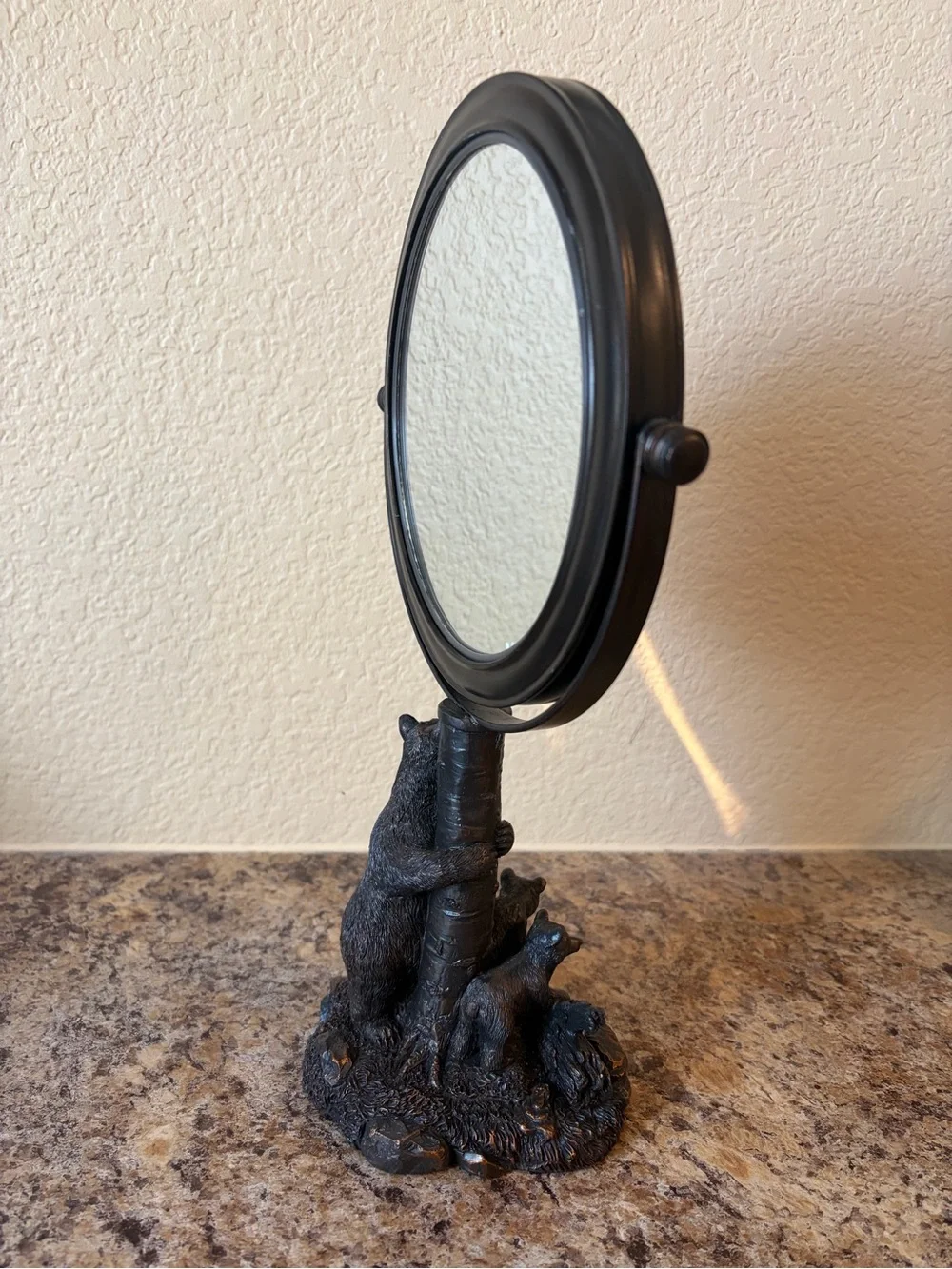FIRM🐻VHTF Big Sky Carver Bear Family Vanity Table  Mirror